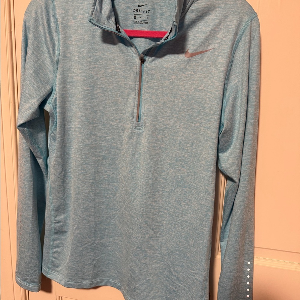 Nike Light Blue Dri-FIT Top Sz Med ladies